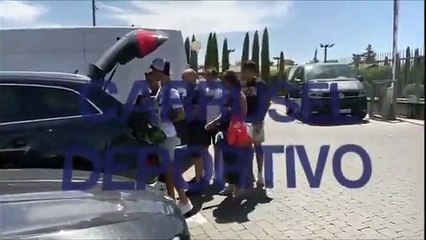 Chegada de João Félix a Madrid