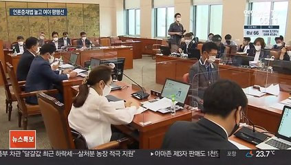 "피해 구제"vs"재갈 물리기"…언론중재법 놓고 충돌