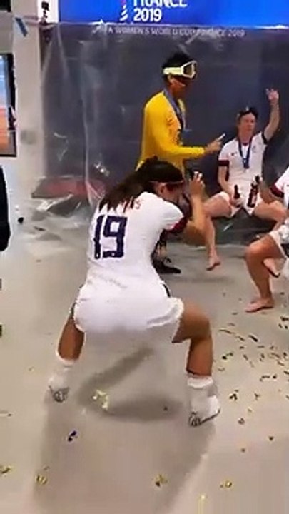 Festa balneário dos EUA seleção feminina