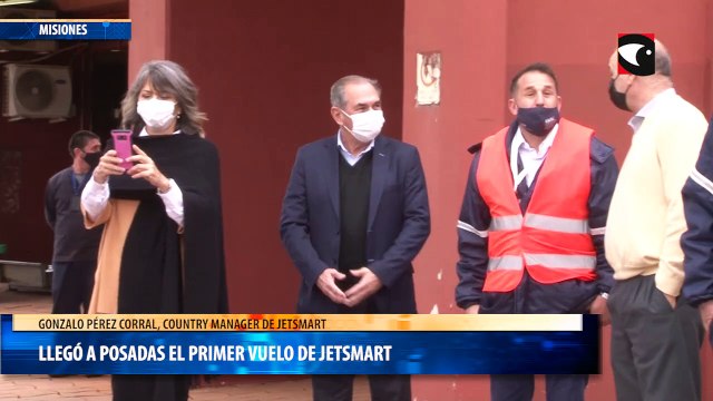 Llegó a posadas el primer vuelo de jetsmart