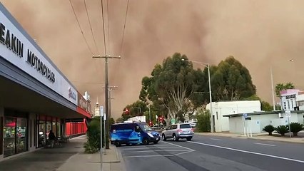 Tempestade de poeira na Austrália
