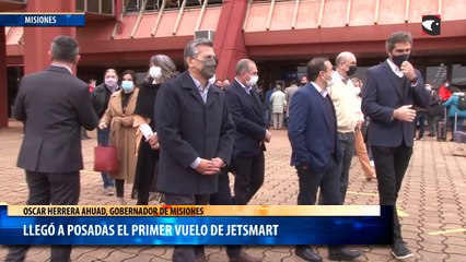Llegó a Posadas el primer vuelo de JetSMART Completo