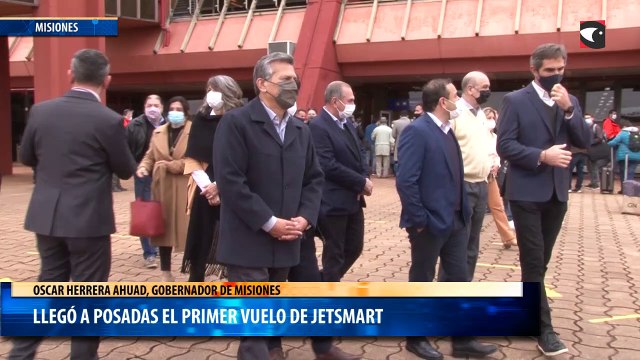 Llegó a Posadas el primer vuelo de JetSMART Completo