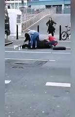 Dois detidos após égua colapsar em centro de cidade