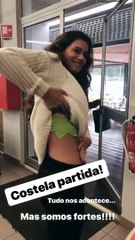 Cláudia Vieira revela que partiu uma costela