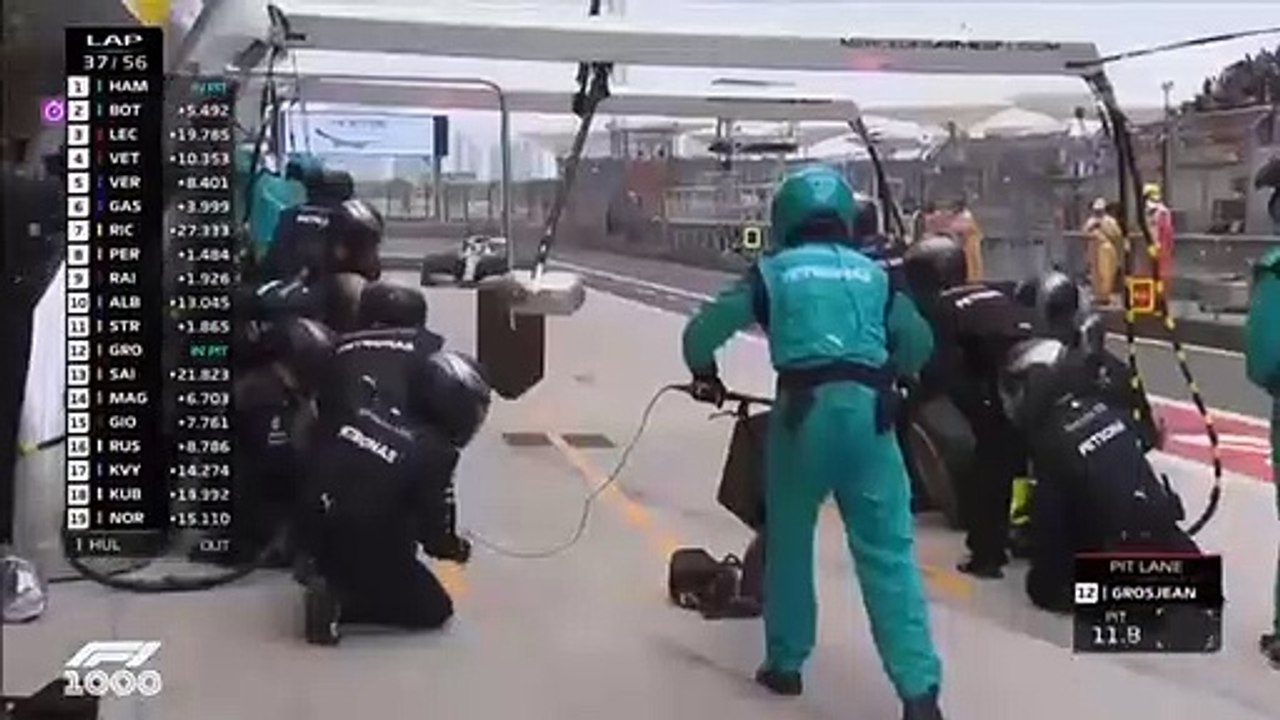 Pit stop genial da Mercedes