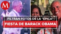 ¿Una fiesta épica_ Famosos filtran fotos del cumpleaños 60 de Barack Obama
