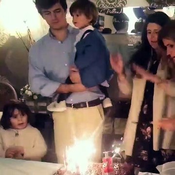 Bibá Pitta assinala aniversário do neto… e do filho