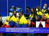 Presidente Maduro recibe y condecora a los atletas que participaron en las Olimpiadas de Tokio 2020