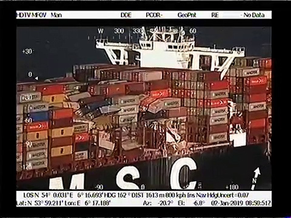 MSC Zoe contentores