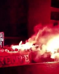 Receção do Atletico de Madrid no hotel