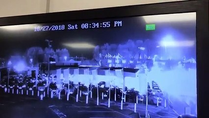 Imagens do helicóptero do Leicester a cair