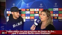 Neymar refere os três candidatos à Bola de Ouro