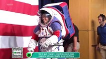 Com que roupa problema com traje espacial atrasa missão lunar da Nasa