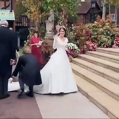 As primeiras imagens do vestido da princesa Eugenie