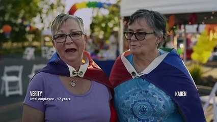 Drones da Intel celebração Orgulho LGBTQ