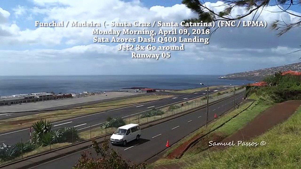 Aterragem na Madeira