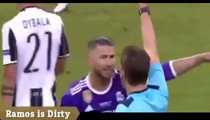 Sergio Ramos agarra Dani Alves