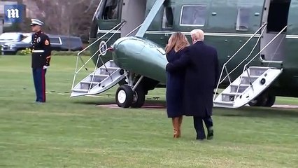 Trump teve finalmente um gesto romântico. Mas foi preciso um "percalço"