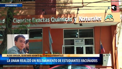 La UNaM realizó un relevamiento de estudiantes vacunados