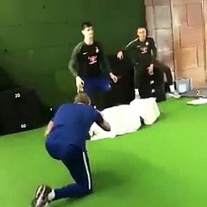 O treino de Courtois