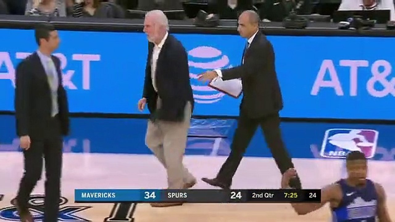 Gregg Popovich expulso depois de insultar o árbitro
