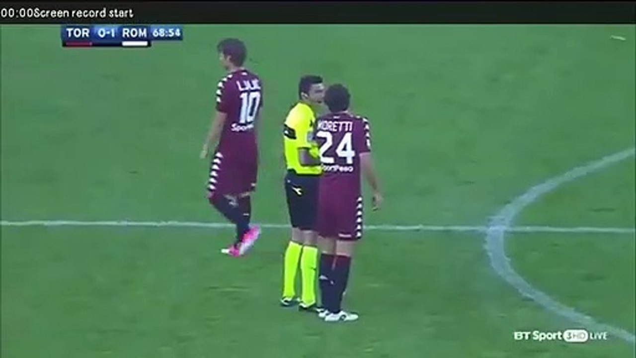 Golo de livre de Kolarov