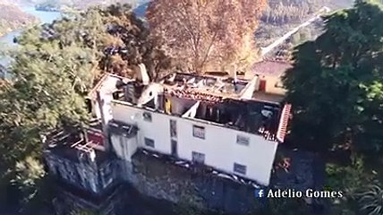 Drone capta realidade negra após fogos em Castelo de Paiva