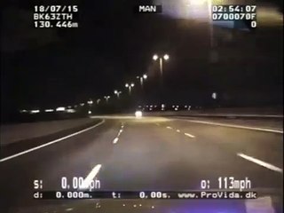 Traficante morto em perseguição policial a 214 km/h