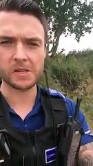 Polícia com mensagem importante chama a atenção por outras razões