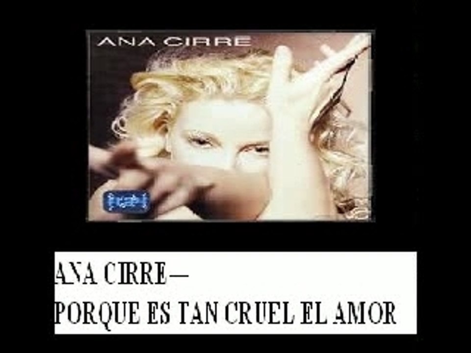 Arjona produce CD de Ana Cirre