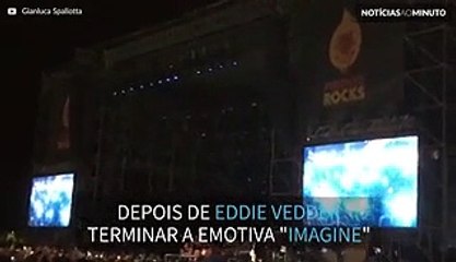 Versão de John Lennon por Eddie Vedder é abençoada pelos céus
