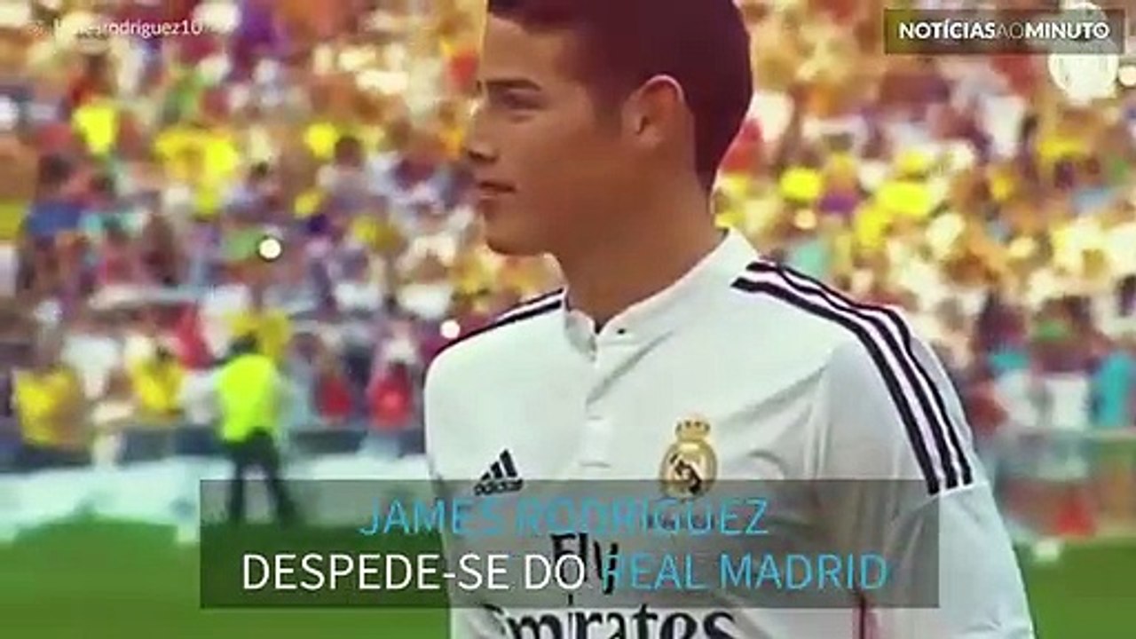 James Rodríguez despede-se do Real Madrid com vídeo de grandes momentos
