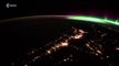 A beleza espacial da aurora boreal