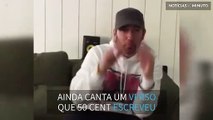 Eminem partilha um vídeo a dar os parabéns a 50 Cent