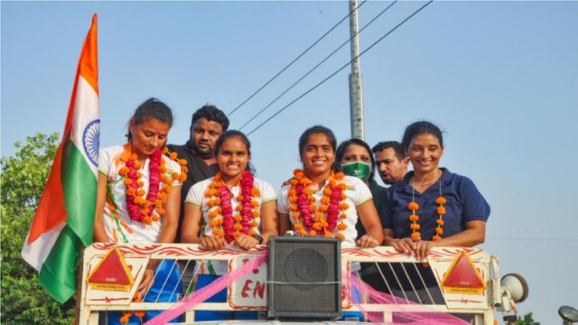 Hockey teams receive grand welcome in Amritsar