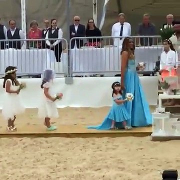 Diana e César foram os padrinhos de casamento de Mariana Santiago