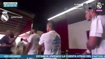 Mourinho cumprimentou jogadores do Real Madrid