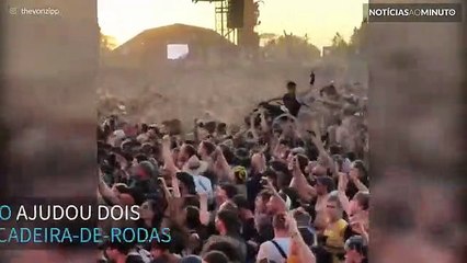 Concerto de Rage Against the Machine teve um momento solidário