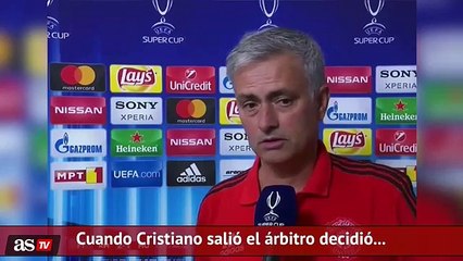 Mourinho deixa recado ao árbitro