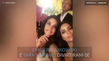 Emily Ratajkowski e Sara Sampaio divertem-se juntas em Cannes