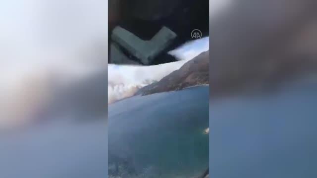 Emniyetin hava araçları orman yangınlarıyla mücadele kapsamında iki haftada 297 saat uçuş yaptı