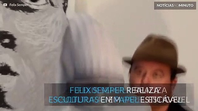 Artista faz impressionantes esculturas de papel