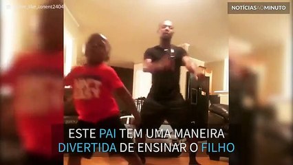 Pai ensina os meses do ano ao filho da forma mais espectacular de sempre!