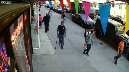 Jovem ataca homem de 91 anos por motivo nenhum