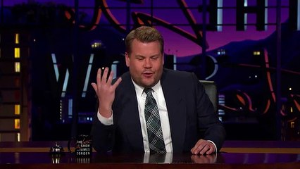 James Corden presta tributo às vítimas