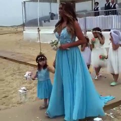 Diana e César foram os padrinhos de casamento de Mariana Santiago