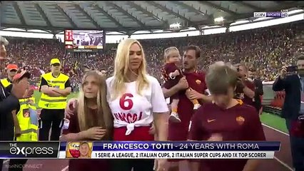 As lágrimas de Totti