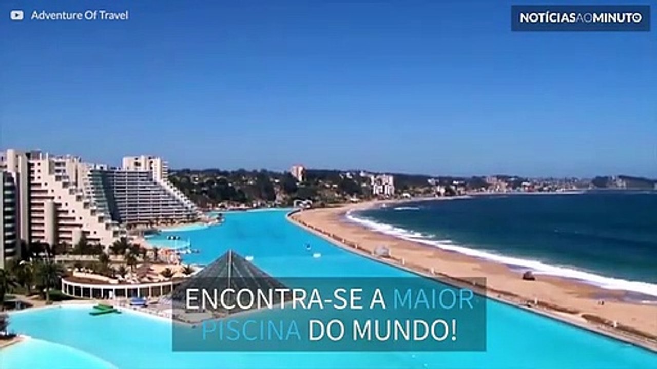 Conheça a maior piscina do mundo no Chile