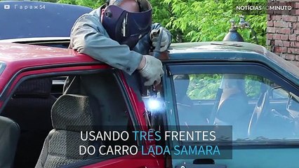 Grupo de mecânicos cria Fidget Spinner gigante feito de automóveis